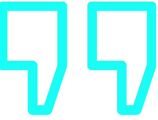 Quote icon for customer testimonials